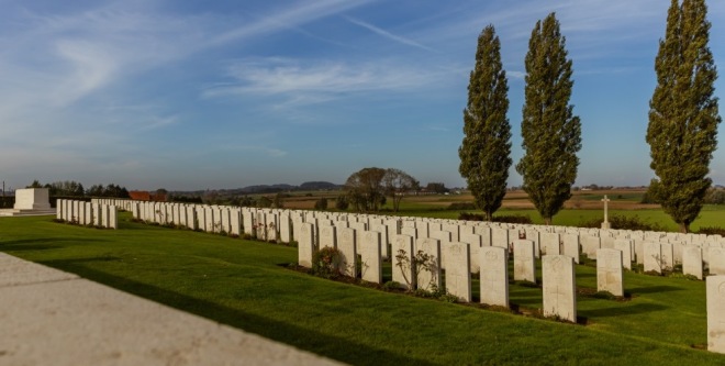 Klein-Vierstraat British Cemetery, Belgium (Commonwealth War Graves Commission)